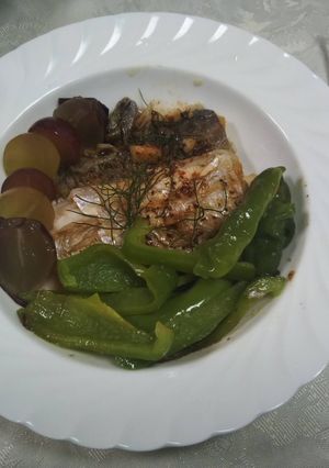 太刀魚のムニエル ピーマンと葡萄添え-レシピのメイン写真