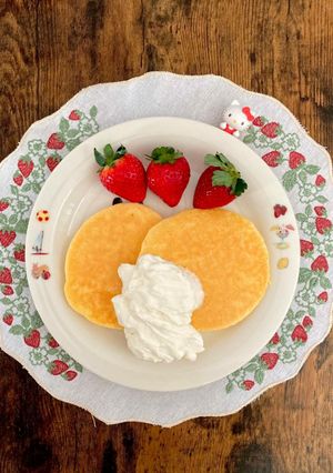 米粉のスフレパンケーキ-レシピのメイン写真