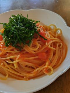 フレッシュトマトの和風パスタ-レシピのメイン写真