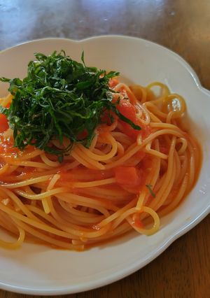 フレッシュトマトの和風パスタ-レシピのメイン写真
