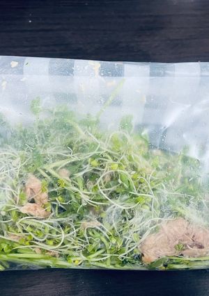 豆苗ツナサラダ-レシピのメイン写真
