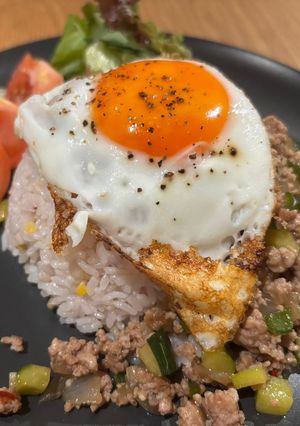 胡瓜ザクザクっ！お手軽ガパオライス-レシピのメイン写真