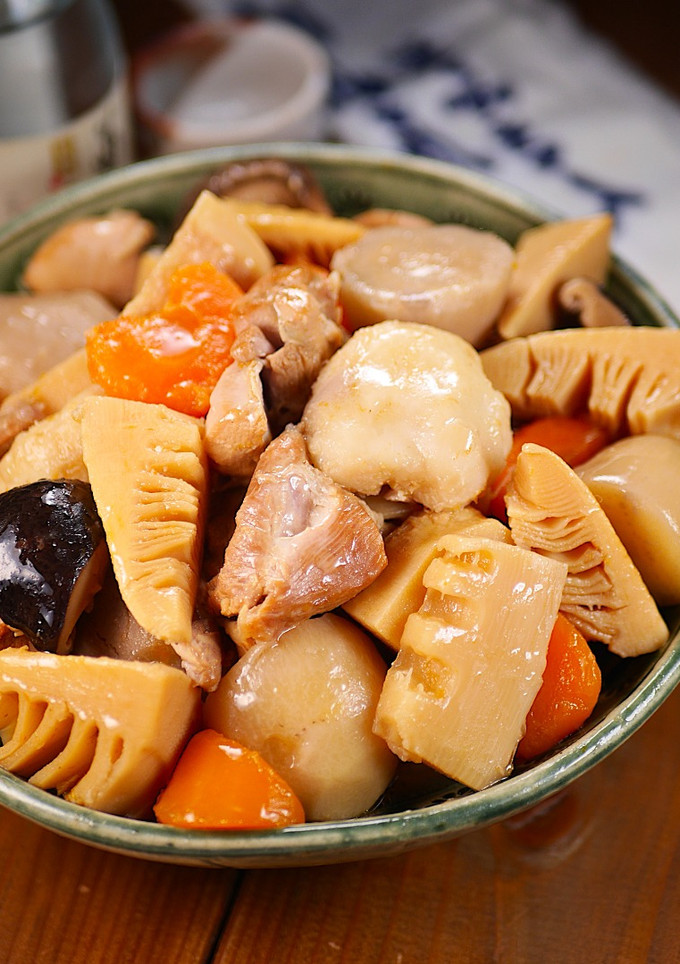 たけのことねっとり根菜の味しみしみ煮物🤭-レシピのメイン写真
