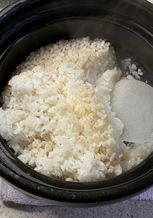 ハリオのごはん釜で炊飯する-レシピのメイン写真