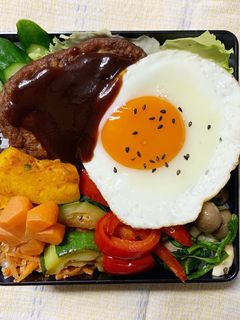 7/29ヨッチャン☆ロコモコお弁当-レシピのメイン写真