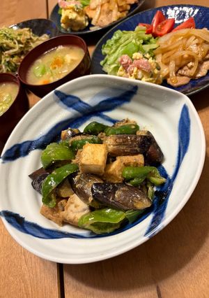 なすと厚揚げのなべしぎ-レシピのメイン写真