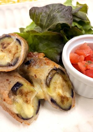 松山長なすの肉巻き～イタリア風～-レシピのメイン写真