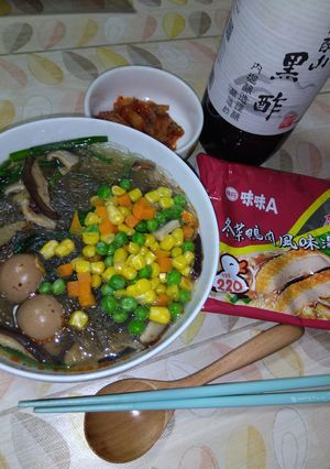お一人ランチ台湾・好吃！鴨の春雨ヌードル-レシピのメイン写真