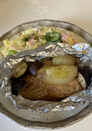 放置で簡単👍白身魚のバター醤油ホイル蒸し-レシピのメイン写真