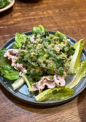 冷しゃぶサラダ　ニラと大根おろしソース-レシピのメイン写真
