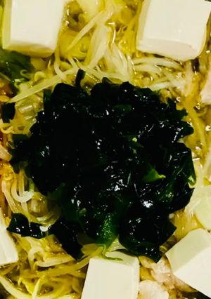 塩蔵生わかめ鍋!-レシピのメイン写真
