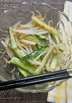 きゅうりともやしのごま和え-レシピのメイン写真