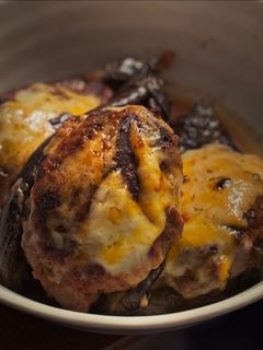 美味い⭐︎ナスの肉詰め爆弾焼き-レシピのメイン写真