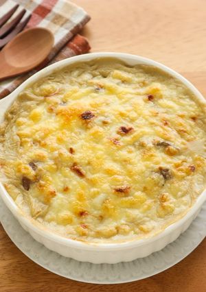 ほっこり♡長ねぎと舞茸のチキングラタン-レシピのメイン写真