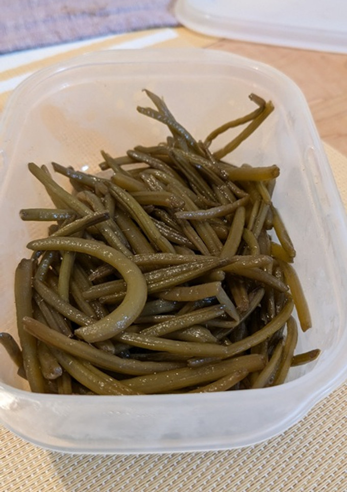 サツマイモの茎の煮物（炒め煮）-レシピのメイン写真