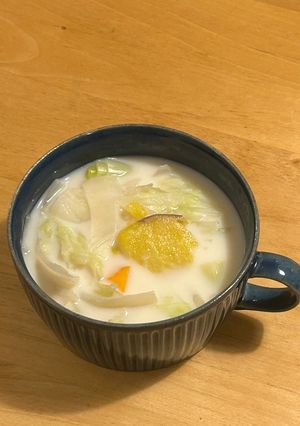 白菜ミルクスープ-レシピのメイン写真