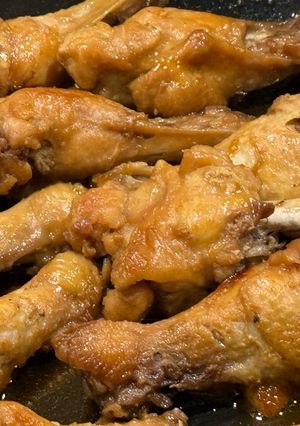放置で簡単♪手羽元のこっ照り煮-レシピのメイン写真