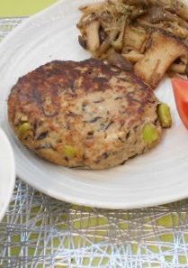食物繊維たっぷり塩麹豆腐ハンバーグ-レシピのメイン写真