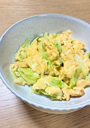 ふんわりキャベツの卵炒め-レシピのメイン写真