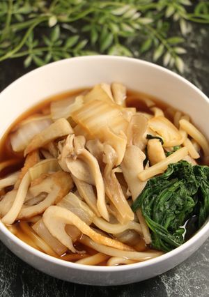 簡単！舞茸たっぷり水沢うどん-レシピのメイン写真