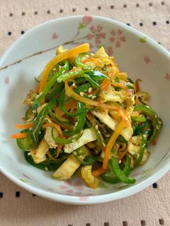 ピーマンと人参のきんぴら風♪-レシピのメイン写真