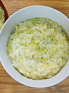 炊飯器で簡単!!ブロッコリーのお粥-レシピのメイン写真