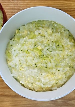 炊飯器で簡単！！ブロッコリーのお粥-レシピのメイン写真