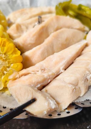 蒸籠/フライパン蒸し☆ささみサラダチキン-レシピのメイン写真