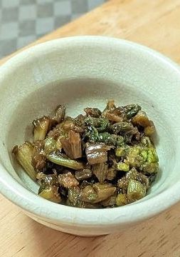 ふきのとうの蕾と茎のきんぴら風♪-レシピのメイン写真