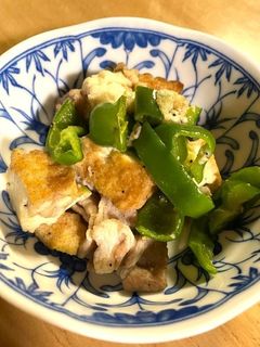 豚肉とピーマンと厚揚げ和風炒め-レシピのメイン写真