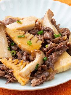 タケノコと牛肉のはちみつ醤油炒め-レシピのメイン写真