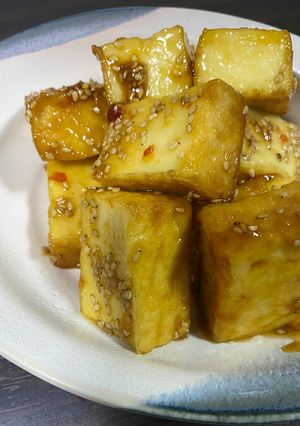 ごまたっぷり厚揚げのやわらか甘辛煮-レシピのメイン写真
