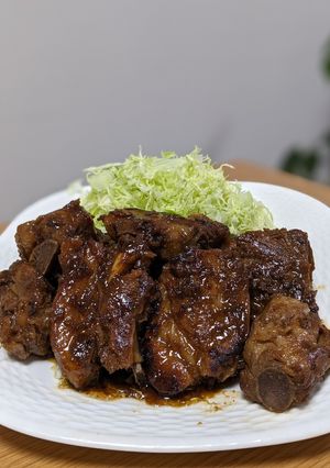 ✨簡単✨ヘルシーフライパンで豚スペアリブ-レシピのメイン写真