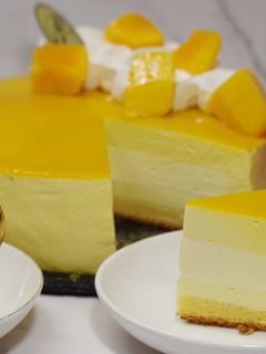 マンゴーのムースケーキ-レシピのメイン写真