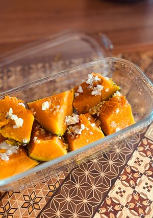 塩麹だけ蒸しかぼちゃ🎃-レシピのメイン写真