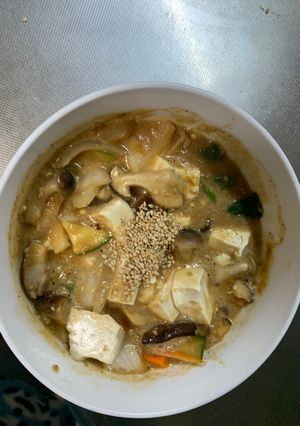 お一人様オイレモンクリーム味豆腐野菜炒め-レシピのメイン写真