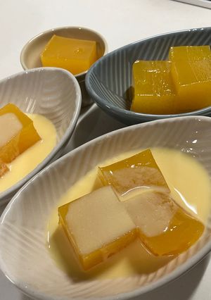 ポンジュースで作るオレンジゼリー-レシピのメイン写真