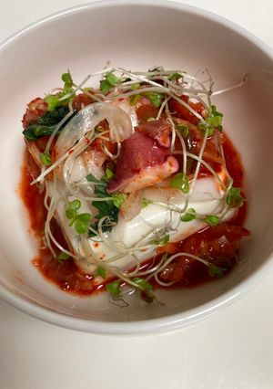 キムチのせ冷奴-レシピのメイン写真