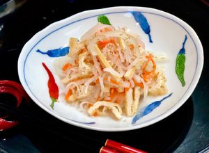 副菜に☆大根人参玉ねぎと油揚げの酢の物-レシピのメイン写真