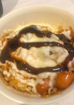 簡単・焼きそばイタリアーノ…絵はくちびる-レシピのメイン写真