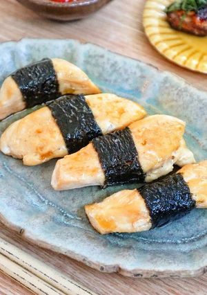 簡単♡しっとり『鶏むね肉の磯辺焼き』-レシピのメイン写真