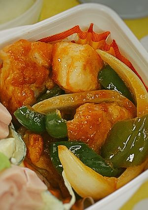 鶏もも肉とピーマンの酢鶏炒め-レシピのメイン写真