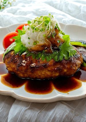 和風みぞれハンバーグ-レシピのメイン写真