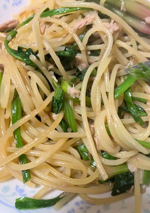 簡単　ほうれん草シーチキンパスタ-レシピのメイン写真