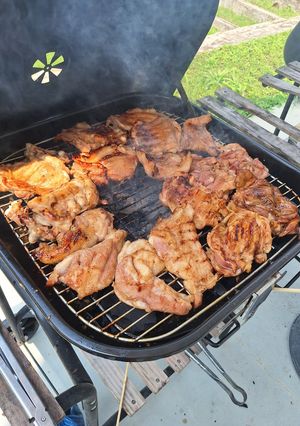 BBQで炙りチキン☆オーブンでも-レシピのメイン写真