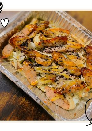 ゆかりウインナーとキャベツマヨ焼き♡-レシピのメイン写真