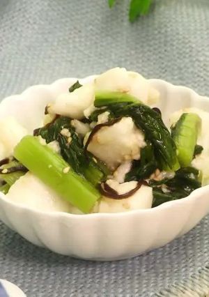 野沢菜の塩昆布和え-レシピのメイン写真