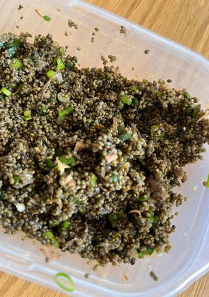 ご飯にのっけるとんぶりのネギおかか和え-レシピのメイン写真