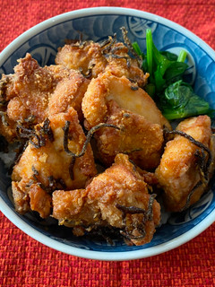 塩昆布唐揚げ丼-レシピのメイン写真