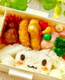 シナモロール☆シナモンのおにぎり弁当